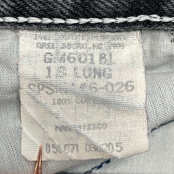 Vintage Gitano High Waisted Mom Jeans Black Wash Denim 18L - Picture 11 of 14